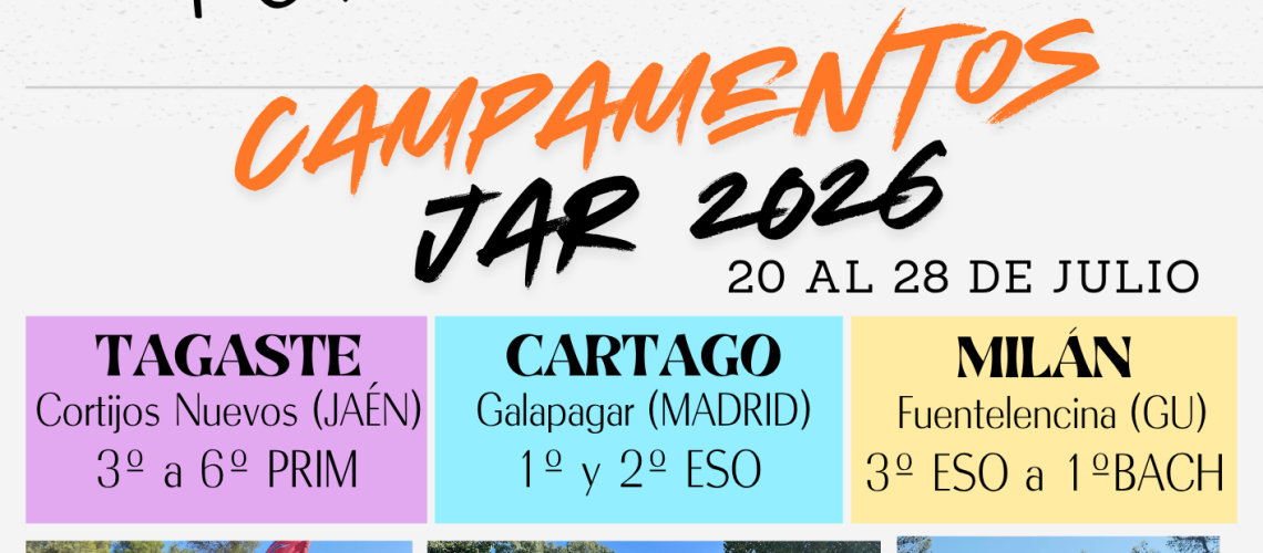 CARTEL CAMPAMENTO 26
