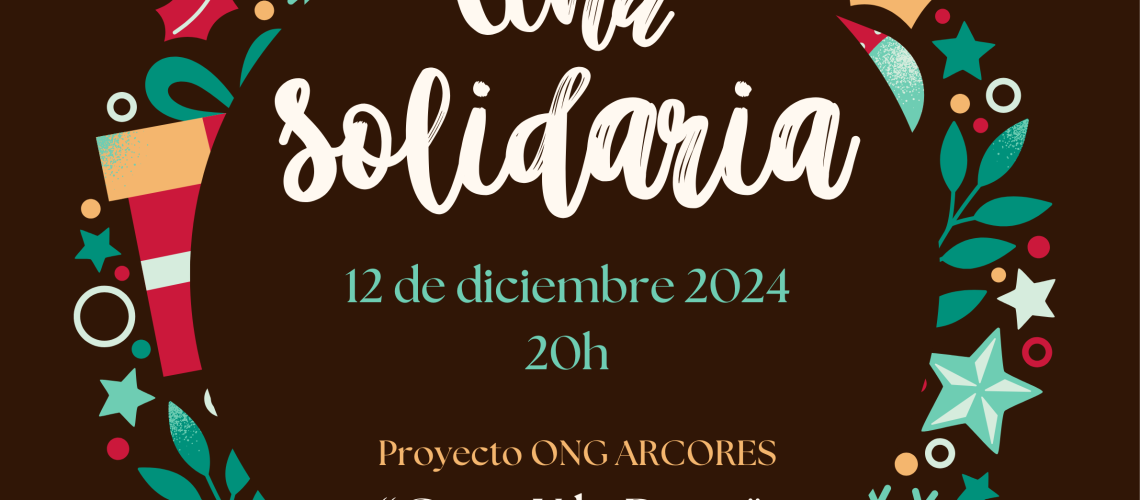 Cartel cena solidaria