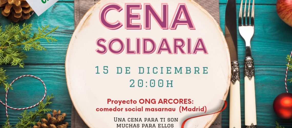 cartel cena solidaria